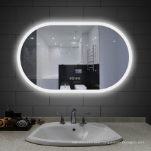 Hotel Home Bathroom Wall Mounted Display Mirror LED Bathroom Mirror With Lights Anti Fog